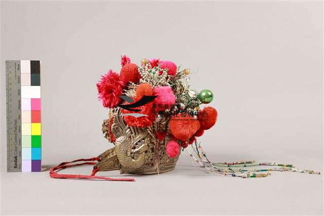 銀質鎏金鳳冠藏品圖，第4張