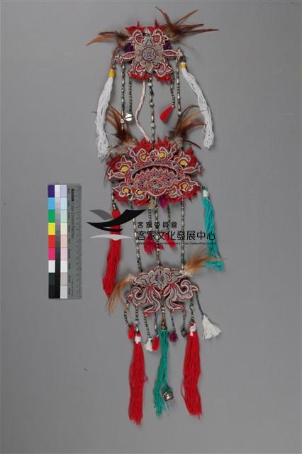 絲毛質地鴛鴦彩繡串珠掛飾   (鴛鴦彩繡掛飾)藏品圖，第5張