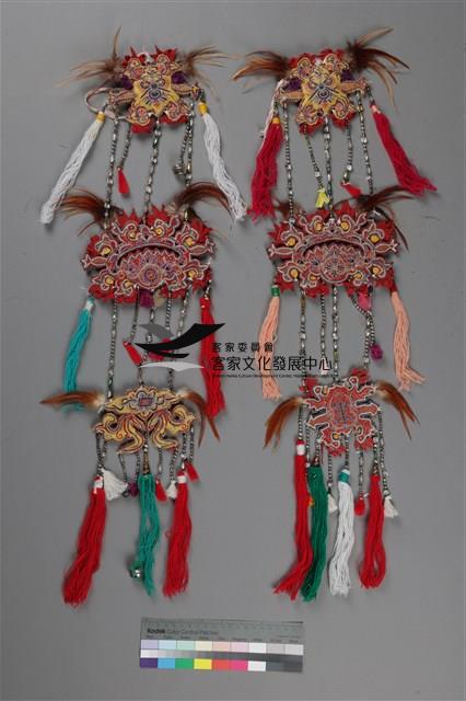 絲毛質地鴛鴦彩繡串珠掛飾   (鴛鴦彩繡掛飾)藏品圖，第2張