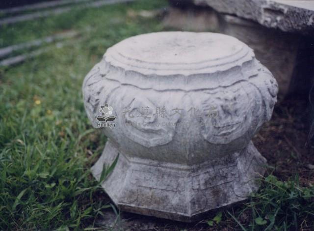 雕花石礎一對藏品圖，第1張