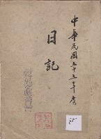 《新竹縣文獻委員會日誌》（民55年）藏品圖，第1張