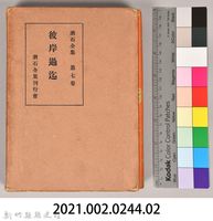 漱石全集第七卷《彼岸過迄》外殼藏品圖，第7張
