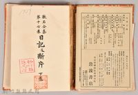 漱石全集第十七卷《日記及斷片》下卷藏品圖，第3張