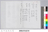 林柏燕輯註：「大新吟社」原稿複印本─六藏品圖，第21張