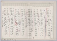 林柏燕輯註：「大新吟社」原稿複印本─十八藏品圖，第2張