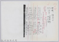 林柏燕輯註：「大新吟社」原稿複印本─二十四藏品圖，第1張