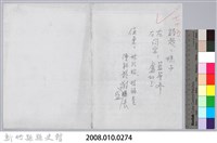 林柏燕輯註：「大新吟社」原稿複印本─七十五藏品圖，第11張