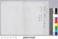 林柏燕輯註：「大新吟社」原稿複印本─八十八藏品圖，第5張