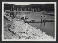 鳳山溪番子坡護岸復原工程(堤防復原180M)-施工中藏品圖，第1張