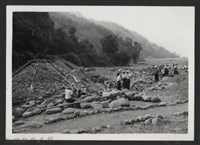 油羅溪尖石堤防復原工程(堤防復原100M)-施工中1藏品圖，第1張