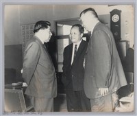 彭縣長與閻教育廳長合照藏品圖，第1張