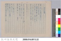 《櫻花詩選》手稿本─〈黃昏の追憶〉藏品圖，第3張