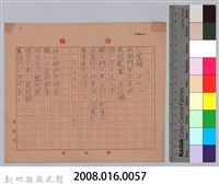 〈小寡婦〉詩稿藏品圖，第3張