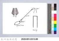 狩獵用具漁用-25大型動物套腳陷阱1：陷阱材料藏品圖，第2張