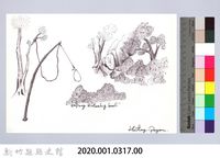 狩獵用具漁用-29大型動物套腳陷阱4：立吊桿藏品圖，第2張