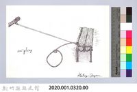 狩獵用具漁用-32大型動物套腳陷阱7：放上踏板藏品圖，第2張