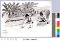 黑帶巴彥畫冊-57釣蝦藏品圖，第2張