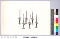 六柱穀倉-1六柱穀倉側開式的搭建1：立柱藏品圖，第2張