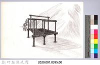 六柱穀倉-27六柱穀倉前開式的搭建6：上大樑藏品圖，第2張