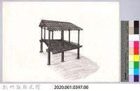 六柱穀倉-29六柱穀倉前開式的搭建8：放橫木藏品圖，第2張