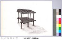 六柱穀倉-31六柱穀倉前開式的搭建10：立牆木藏品圖，第2張