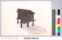 六柱穀倉-37六柱穀倉前開式的搭建15-2：隔間搭設完成藏品圖，第2張