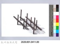 七柱穀倉-6七柱穀倉尖頂式的搭建2：立床桿藏品圖，第2張