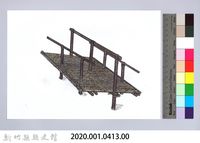 七柱穀倉-8七柱穀倉尖頂式的搭建4：上邊樑及上大樑藏品圖，第2張