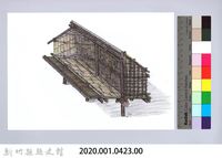 七柱穀倉-18七柱穀倉尖頂式的搭建13：鋪牆壁和地板藏品圖，第2張