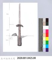 七柱穀倉-20立柱前的準備：立柱尺寸圖-1藏品圖，第2張