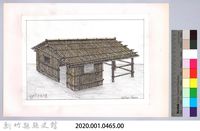 泰雅族的建築史：房屋篇-38竹屋的搭建5：鋪牆壁竹面藏品圖，第2張