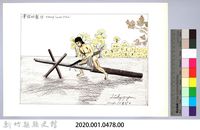 泰雅族的建築史：穀倉篇-9立柱搭建3：修柱子-2藏品圖，第2張