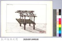 泰雅族的建築史：穀倉篇-20四柱穀倉的搭建9：放橫木藏品圖，第2張