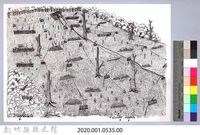 黑帶巴彥畫冊-18作物耕種3-1：趕鳥機關設置藏品圖，第2張