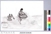 黑帶巴彥畫冊-32穀類入倉4-1：去糠藏品圖，第2張