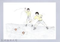 記憶中桃山村童玩的演進-7玩陀螺藏品圖，第1張