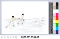 記憶中桃山村童玩的演進-15玩橡皮筋藏品圖，第2張
