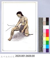 黑帶巴彥畫冊-50搓繩藏品圖，第2張