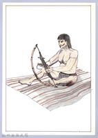 黑帶巴彥畫冊-51苧麻背帶製作藏品圖，第1張