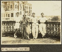 海南島養成所職員關等四人合照藏品圖，第1張