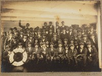 劉興熙日本遊學輪船團體照藏品圖，第1張