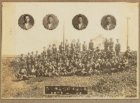 宜蘭農林學校第八回同鄉生送別紀念照（昭和13年1月30日）藏品圖，第1張