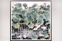 荷塘戲鴨藏品圖，第2張