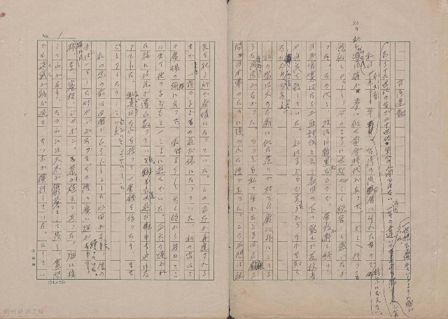 吳濁流先生日本手稿-台灣連翹的圖片