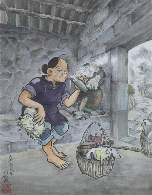 山中茶水天上來(大山背故事)的圖片