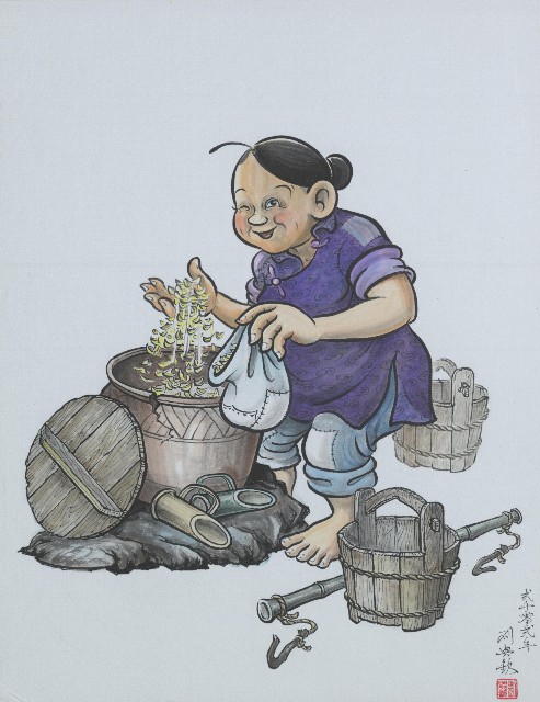 山中茶水天上來(大山背故事)的圖片