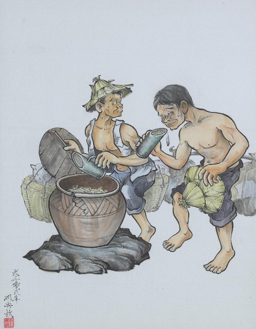 山中茶水天上來(大山背故事)的圖片