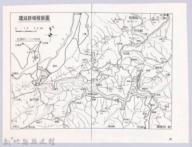 李崠山圖照28-環湖群峰稜脈圖的圖片