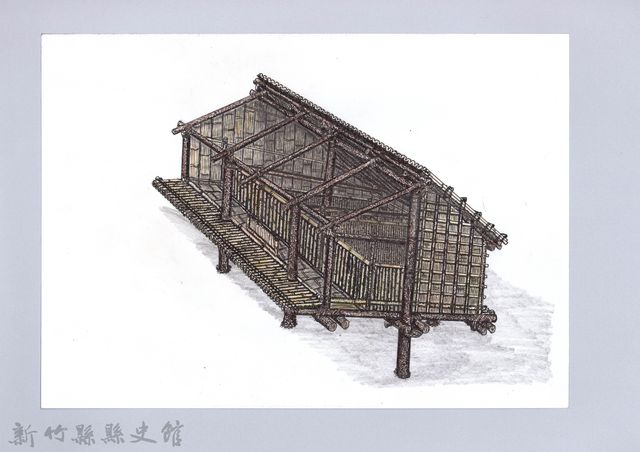 七柱穀倉-22七柱穀倉尖頂式的搭建14-2：隔間搭設完成圖的圖片