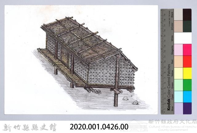 七柱穀倉-21七柱穀倉尖頂式的搭建15：安門片完成藏品圖，第2張